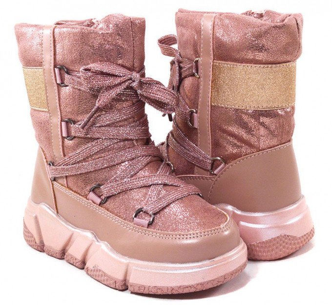 Фото - зимові чобітки Clibee для дівчинки ціна 695 грн. за пару - Леопольд