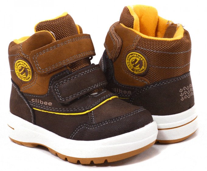 Фото - коричневые зимние ботинки для мальчика цена 595 грн. за пару - Леопольд