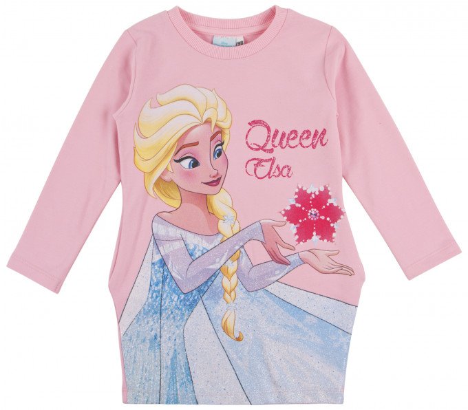 Фото - нежно-розовое платье Королева Эльза для девочки цена 255 грн. за штуку - Леопольд