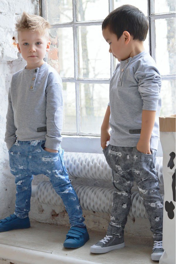 Фото - модні трикотажні штани для хлопчика ціна 325 грн. за штуку - Леопольд