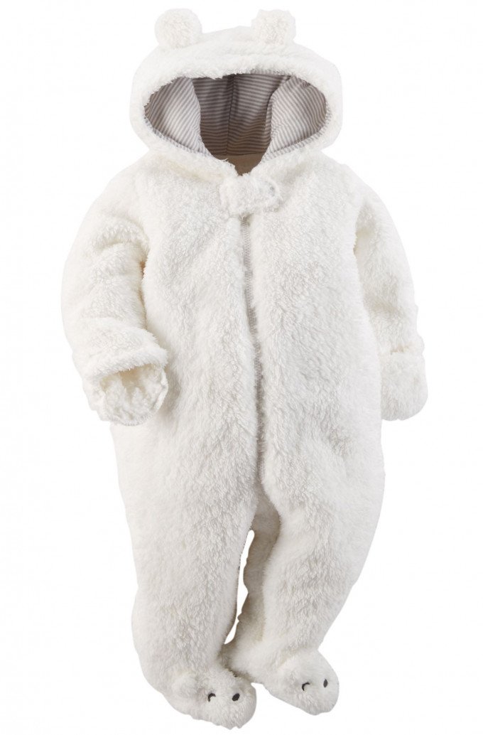 Фото - демісезонний хутряний чоловічок Білий ведмідь ціна 595 грн. за штуку - Леопольд