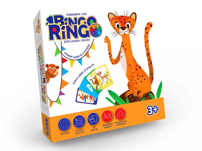 Фото - настольная игра Bingo Ringo от Danko Toys цена 85 грн. за комплект - Леопольд
