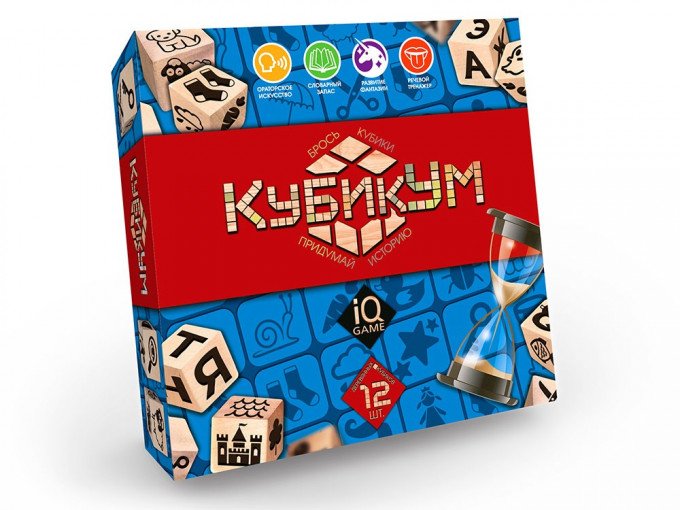 Фото - прекрасная игра КубикУМ от Данко Тойс цена 99 грн. за комплект - Леопольд