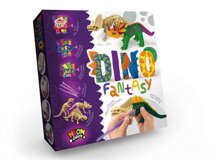 Фото - набір для створення динозавра Dino fantasy ціна 99 грн. за комплект - Леопольд