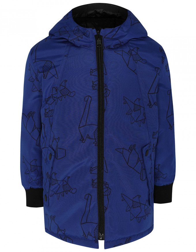 Фото - двостороння курточка для хлопчика з капюшоном ціна 655 грн. за штуку - Леопольд