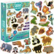 Картинка, ігровий магнітний набір "Зоопарк"