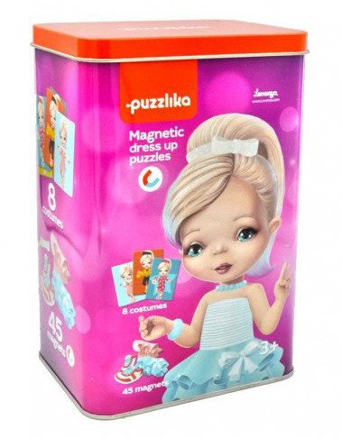 Фото - магнитные пазлы Кукла цена 275 грн. за комплект - Леопольд