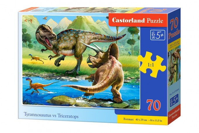 Фото - пазлы Castorland Динозавры цена 119 грн. за комплект - Леопольд