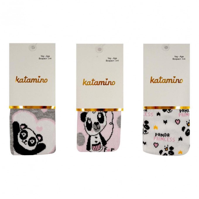 Фото - милые колготы с пандами для девочки цена 99 грн. за штуку - Леопольд