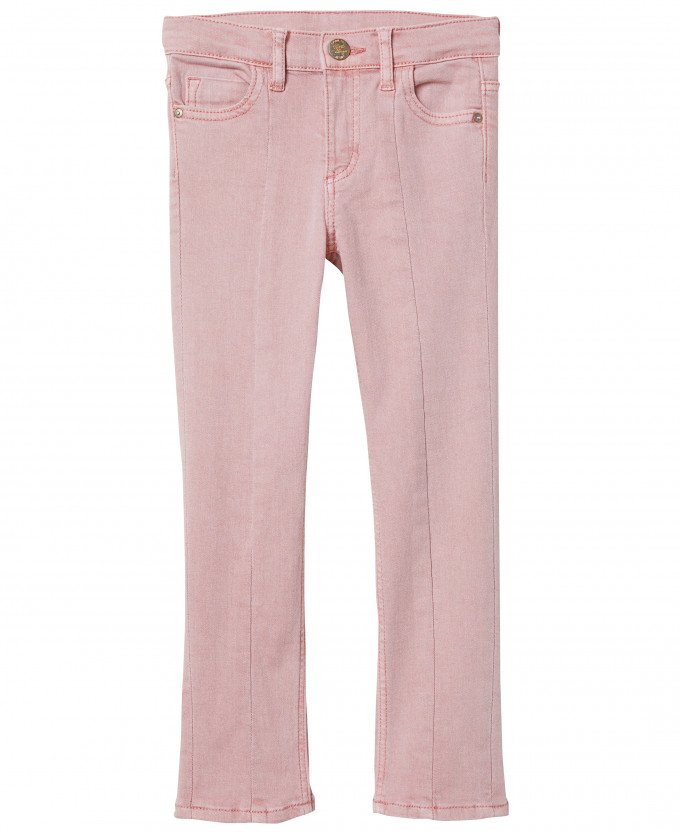 Фото - рожеві джинси для дівчинки ціна 315 грн. за штуку - Леопольд