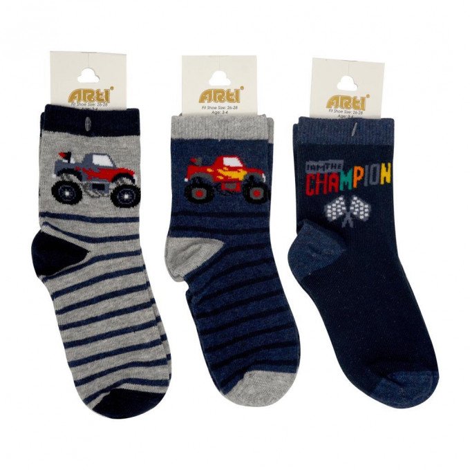 Фото - бавовняні демісезонні шкарпетки для хлопчика ціна 39 грн. за пару - Леопольд