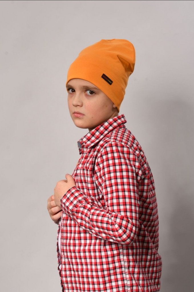 Фото - горчичная шапка для мальчика цена 119 грн. за штуку - Леопольд