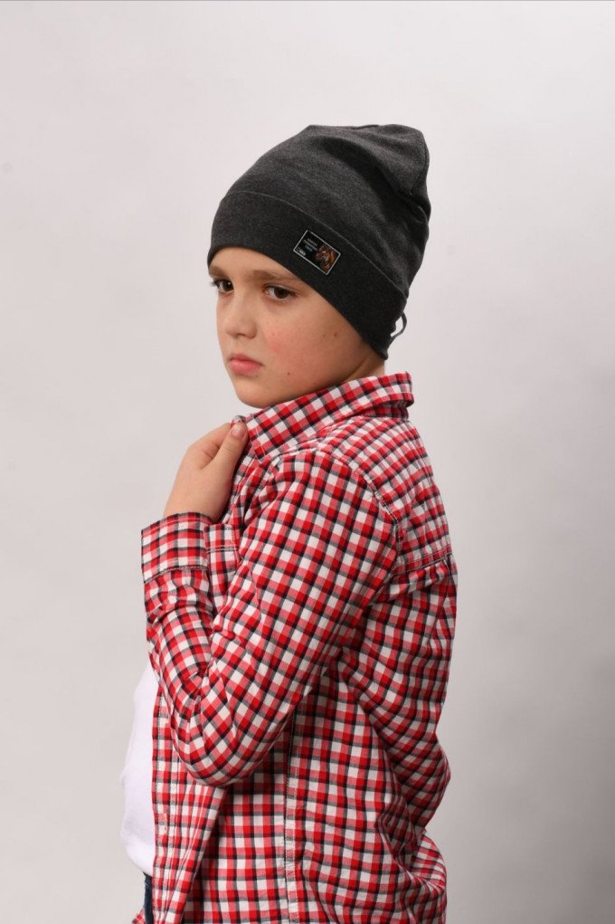 Фото - демісезонна шапка для хлопчика ціна 119 грн. за штуку - Леопольд