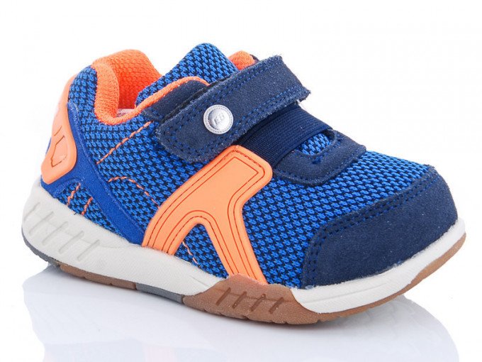 Фото - демисезонные кроссовки синего цвета для малыша цена 255 грн. за пару - Леопольд