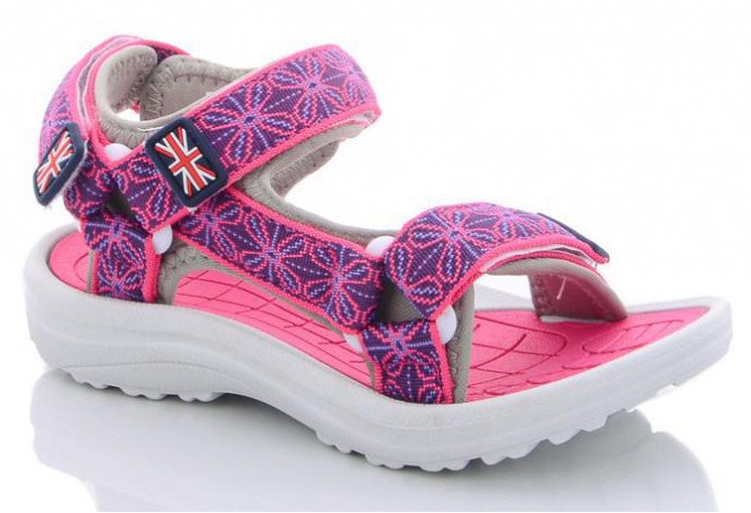 Фото - яркие сандалии для девочки цена 325 грн. за пару - Леопольд