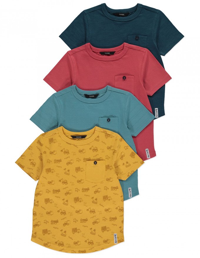 Фото - красиві однотонні дитячі футболки з кишенькою ціна 175 грн. за штуку - Леопольд