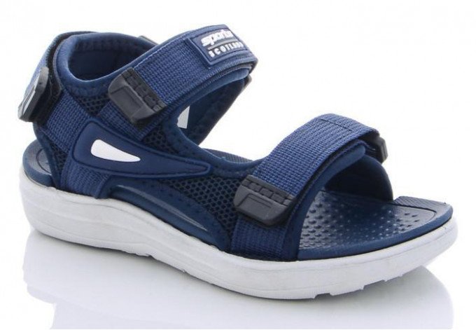 Фото - темно-сині легкі спортивні сандалі ціна 345 грн. за пару - Леопольд