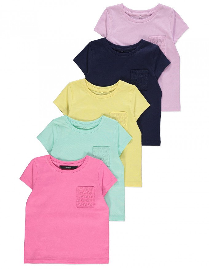 Фото - однотонні літні футболки для дівчинки ціна 115 грн. за штуку - Леопольд