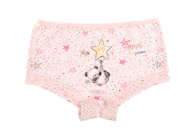 Фото - рожеві трусики для дівчинки у зірках ціна 37 грн. за штуку - Леопольд