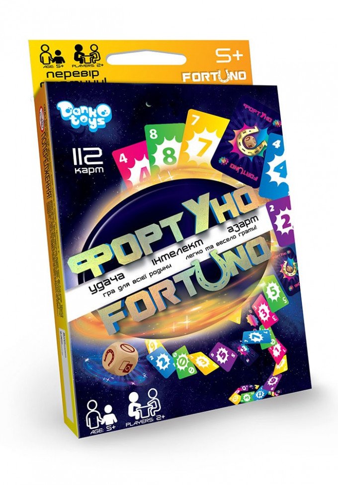 Фото - настольная игра для всей семьи «Фортуно-Fortuno» цена 55 грн. за комплект - Леопольд