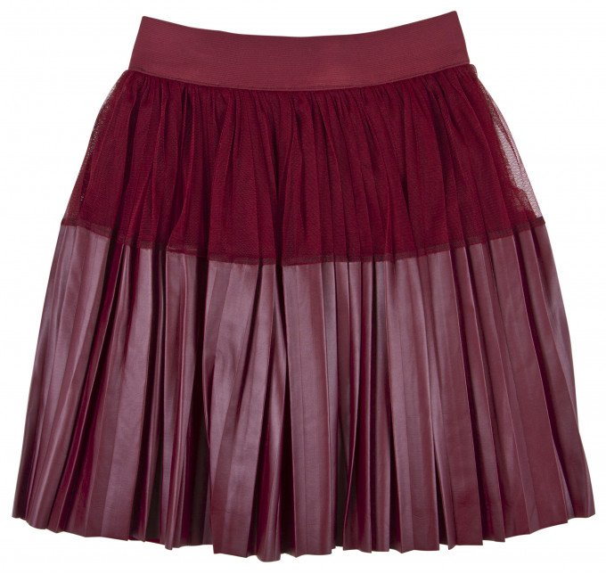 Фото - красивая юбка бордового цвета цена 355 грн. за штуку - Леопольд