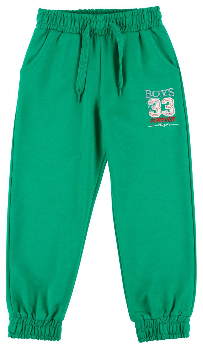 Фото - зеленые спортивные штаны для мальчика цена 245 грн. за штуку - Леопольд