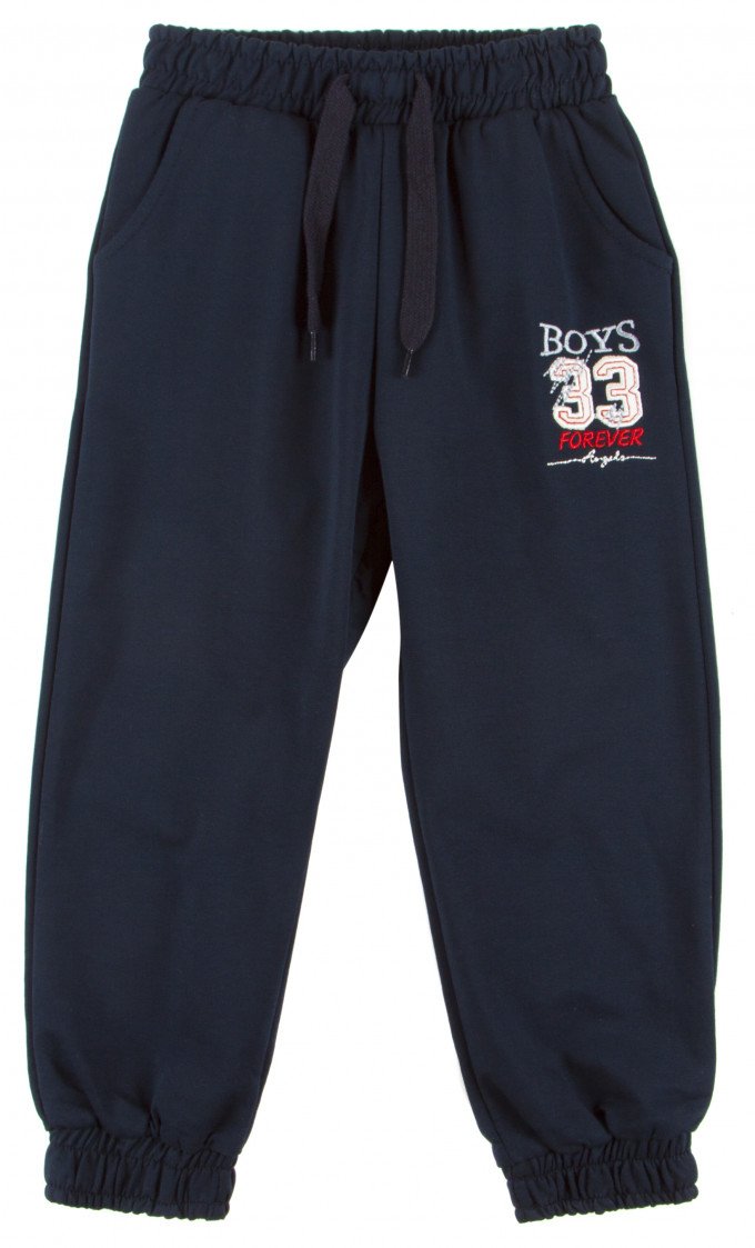 Фото - темно-сині спортивні штани для хлопчика ціна 245 грн. за штуку - Леопольд