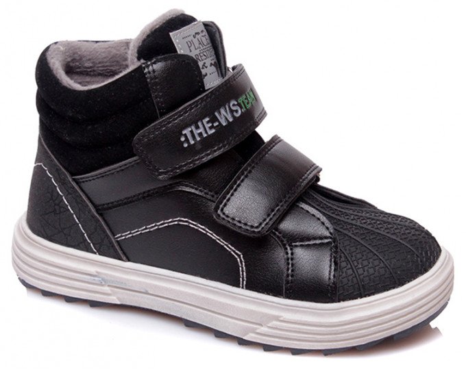 Фото - демисезонные непромокаемые ботинки черного цвета цена 685 грн. за пару - Леопольд
