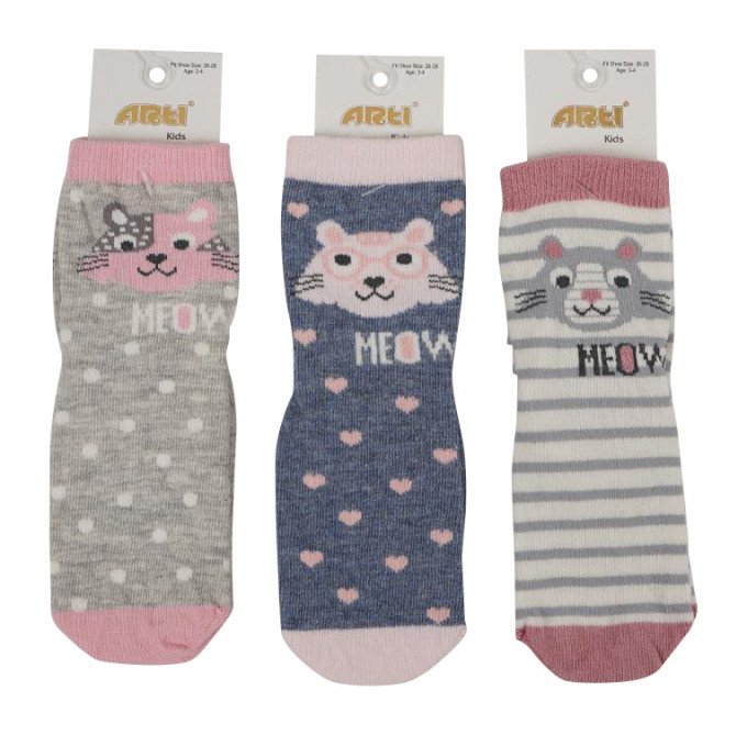 Фото - гарненькі демісезонні шкарпетки для дівчинки ціна 39 грн. за пару - Леопольд