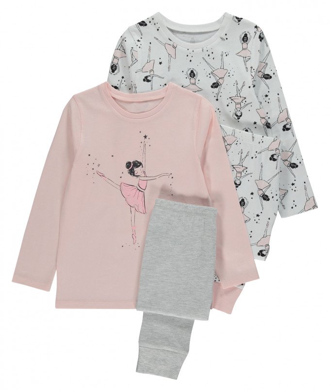 Фото - красива піжама для дівчинки з балериною ціна 395 грн. за штуку - Леопольд