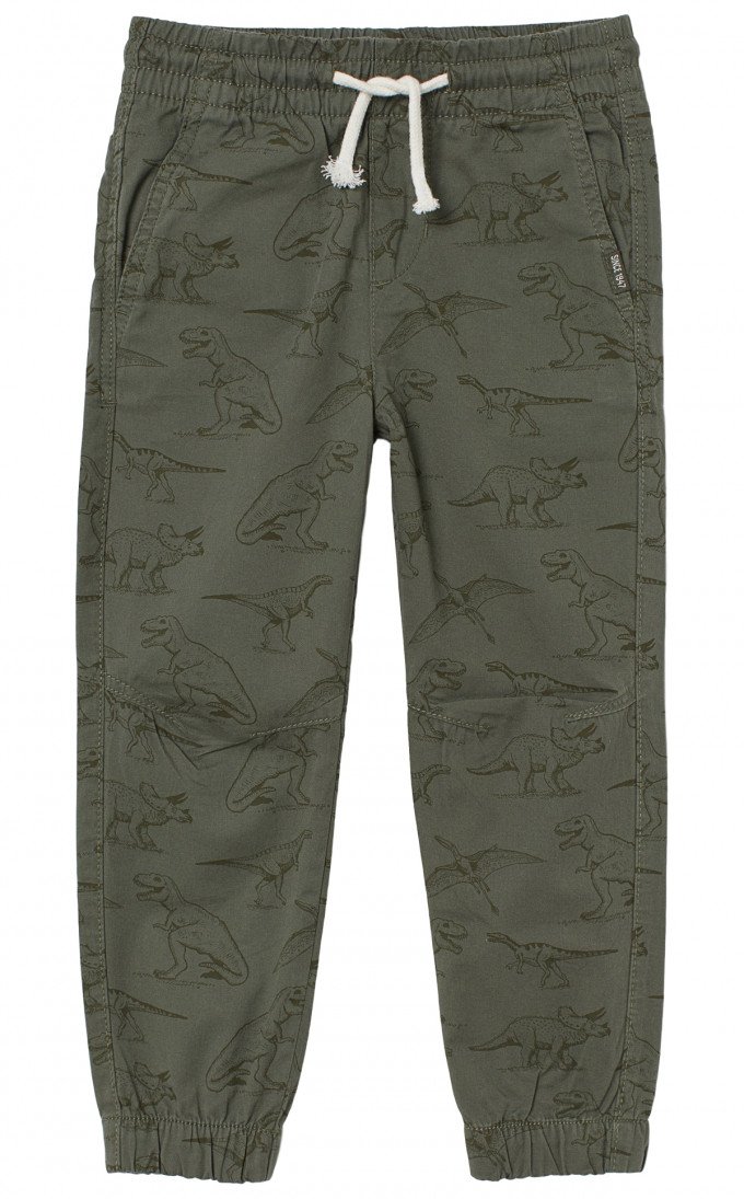 Фото - легкие штанишки в динозаврах для мальчика цена 299 грн. за штуку - Леопольд