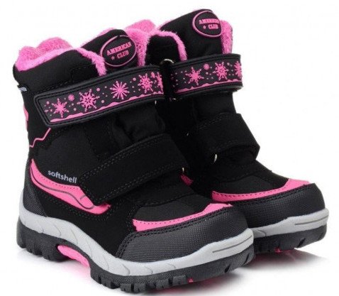 Фото - ботинки на зиму для девочки Softshell цена 999 грн. за пару - Леопольд