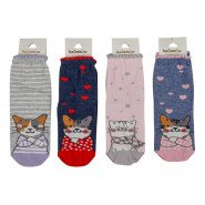 Картинка, гарненькі шкарпетки з котиками для дівчинки