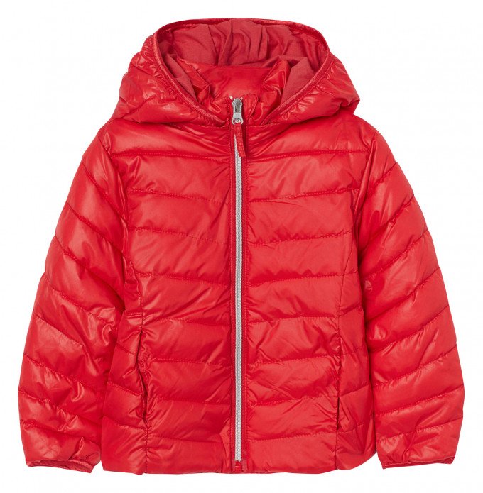 Фото - демісезонна червона курточка для дівчинки ціна 695 грн. за штуку - Леопольд