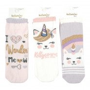 Картинка, шкарпеткові шкарпетки з котиками для дівчинки