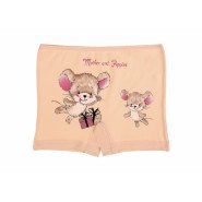Картинка, трусики-шортики з мишками для дівчинки