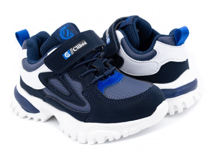 Фото - темно-синие кроссовки для мальчика цена 595 грн. за пару - Леопольд