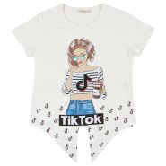 Картинка, стильная футболочка для модницы "ТikTок"