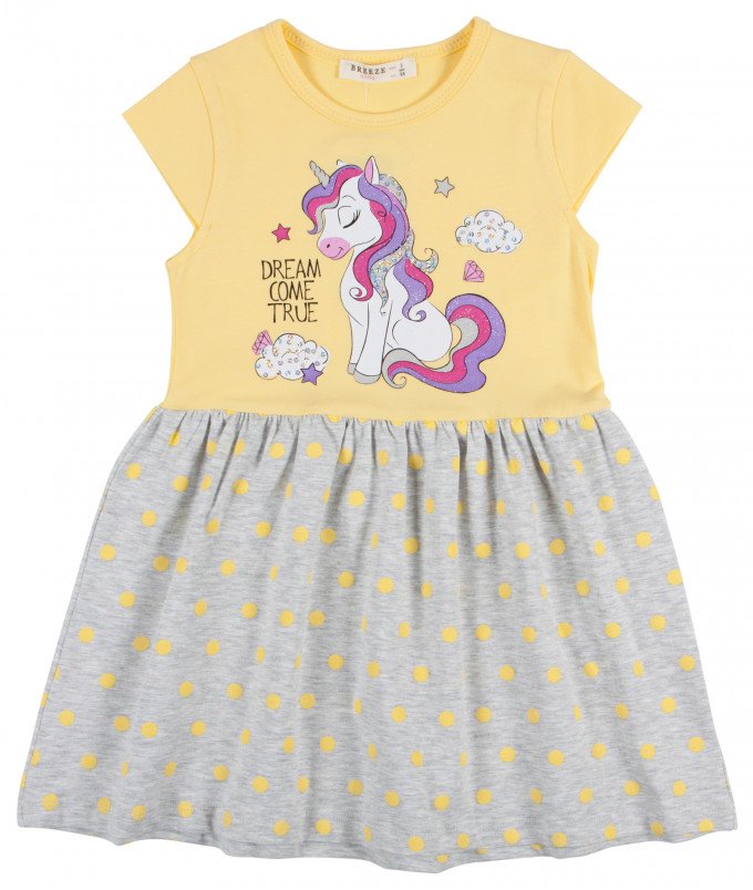Фото - хлопковое двухцветное платье для девочки цена 395 грн. за штуку - Леопольд