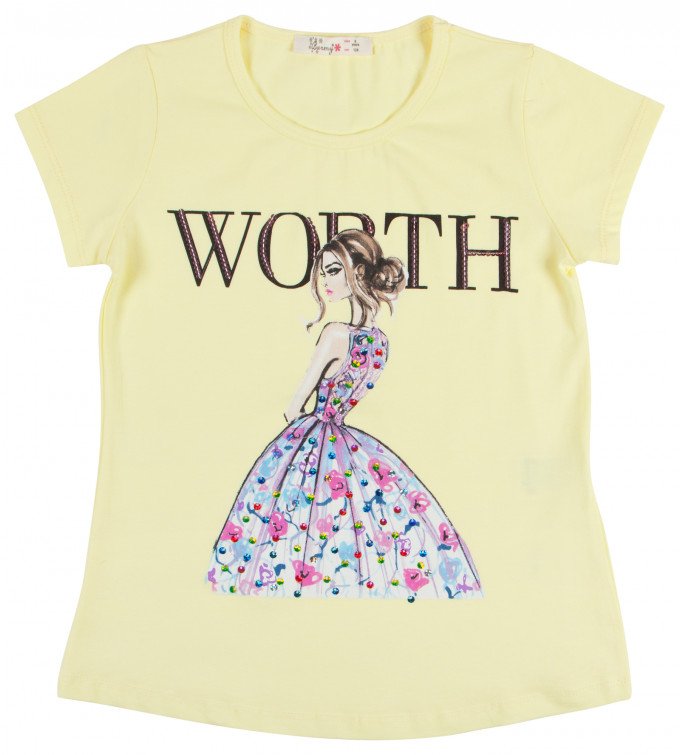 Фото - милая футболка для девочки цена 235 грн. за штуку - Леопольд