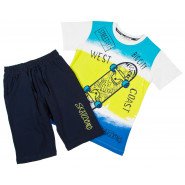 Картинка, літній набір із шортами для хлопчика