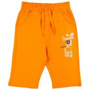 Картинка, бавовняні шорти для хлопчика оранжевого кольору