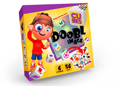 Фото - развивающая игра для компании Doobl Image Cubes цена 80 грн. за комплект - Леопольд