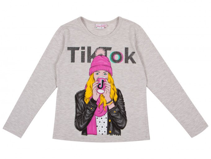 Фото - пісочна кофточка TikTok для дівчинки ціна 235 грн. за штуку - Леопольд