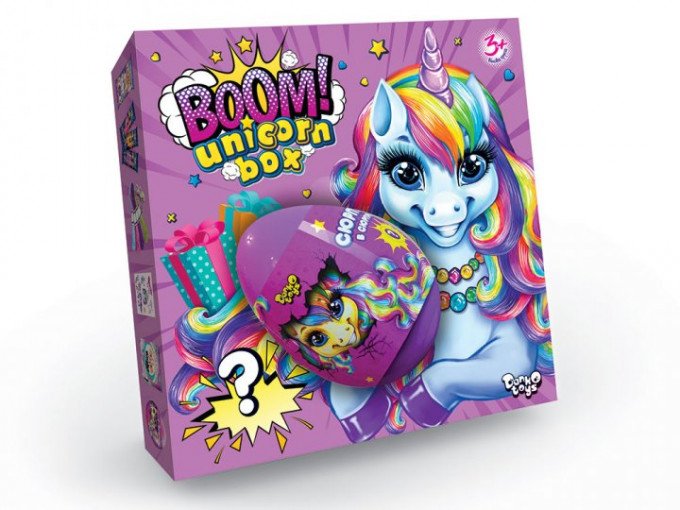 Фото - креативний набір Boom! Unicorn Box ціна 165 грн. за комплект - Леопольд
