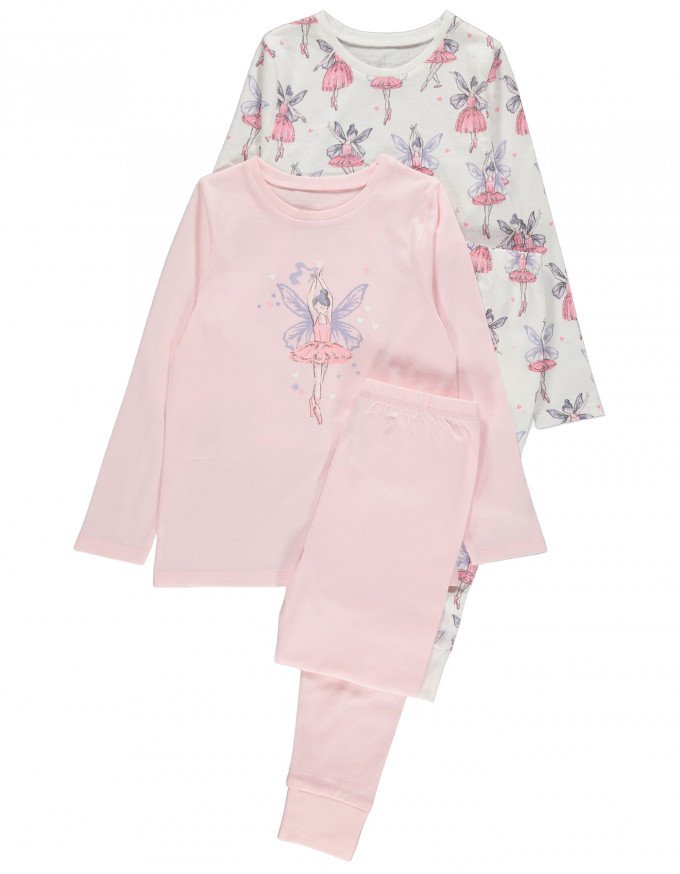 Фото - хлопковые пижамки для девочки Балерина цена 355 грн. за штуку - Леопольд