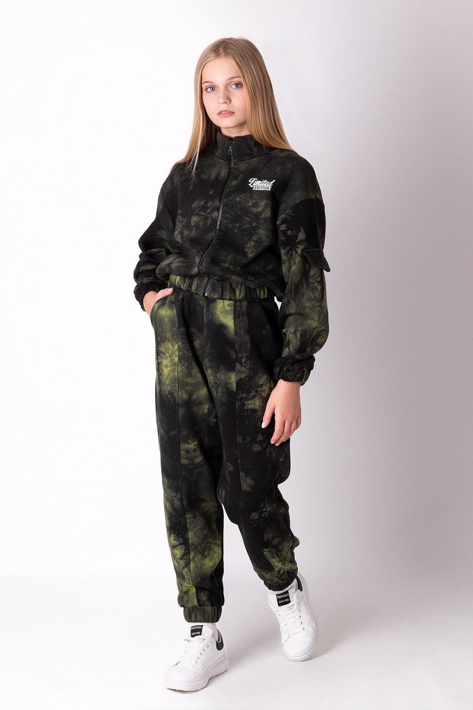 Фото - стильний теплий костюм для дівчинки ціна 699 грн. за комплект - Леопольд