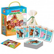 Картинка, карточная игра для деток "Фабрика десертов"