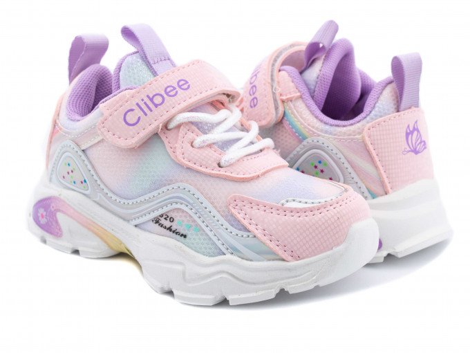 Фото - красиві кросівки для дівчинки Clibee ціна 635 грн. за пару - Леопольд
