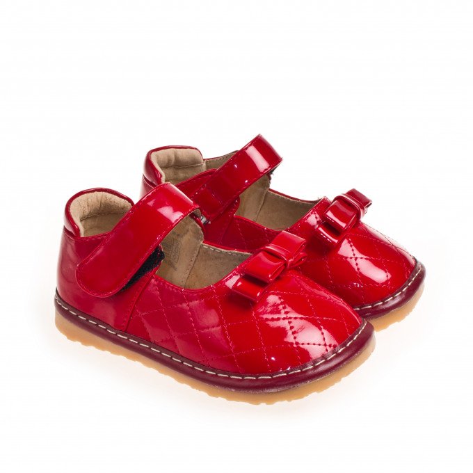 Фото - красные туфельки под лак цена 395 грн. за пару - Леопольд